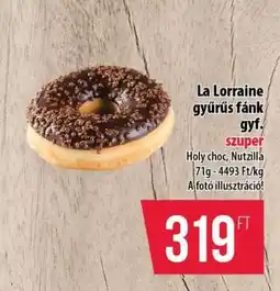 Coop La Lorraine gyűrűs fánk gyf ajánlat