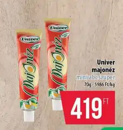 Coop UNIVER Majonéz ajánlat