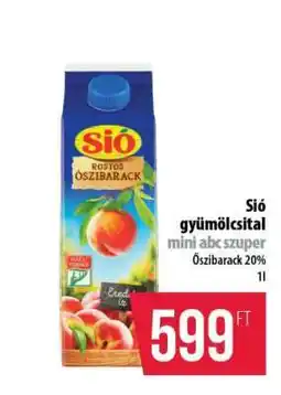 Coop Sió gyümölcsital ajánlat