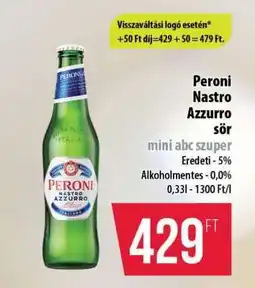 Coop Peroni Nastro Azzurro sör ajánlat