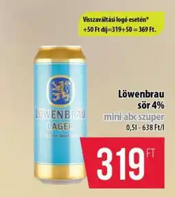Coop Löwenbrau sör 4% ajánlat