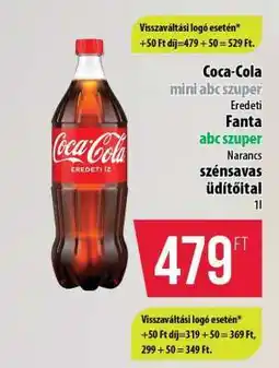 Coop Coca-Cola mini abc szuper ajánlat