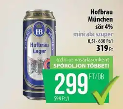 Coop Hofbrau München sör 4% ajánlat