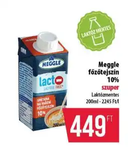Coop Meggle főzőtejszín 10% ajánlat