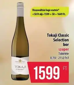 Coop Tokaji Classic Selection bor ajánlat