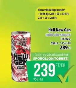 Coop Hell New Gen mini abcszuper ajánlat