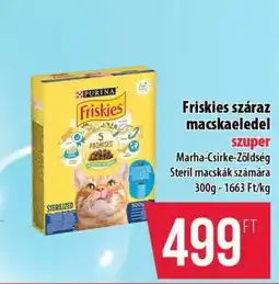 Coop FRISKIES Száraz macskaeledel ajánlat