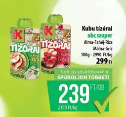 Coop Kubu Tízórai ajánlat