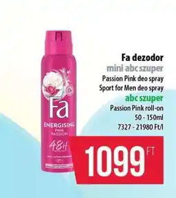 Coop Fa dezodor mini abc szuper ajánlat