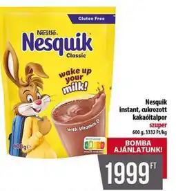 Coop Nesquik instant, cukrozott kakaóitalpor ajánlat