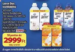 Coop Lenor Duo textilöblítő ajánlat