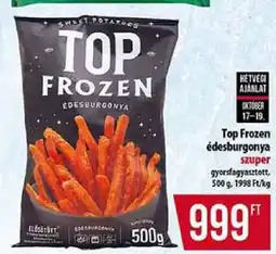 Coop Top Frozen édesburgonya ajánlat