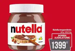 Coop Nutella mogyorókrém ajánlat