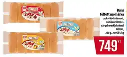 Coop Buns töltött molnárka ajánlat