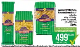 Coop Gyermelyi Vita Pasta durum száraztészta ajánlat