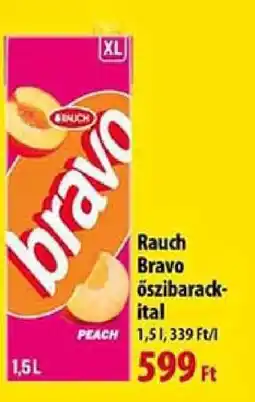 Coop Rauch Bravo őszibarack-ital ajánlat