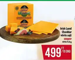 Coop Irish Land cheddar vörös sajt ajánlat