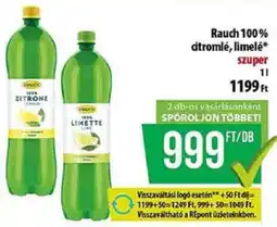 Coop Rauch 100% citromlé, limelé ajánlat