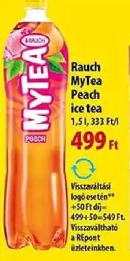 Coop Rauch MyTea Peach Ice Tea ajánlat
