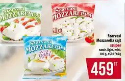 Coop Szarvasi Mozzarella sajt ajánlat