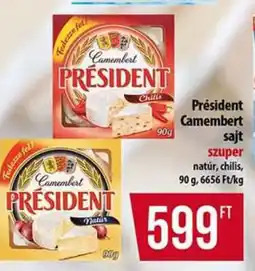 Coop Président Camembert sajt ajánlat