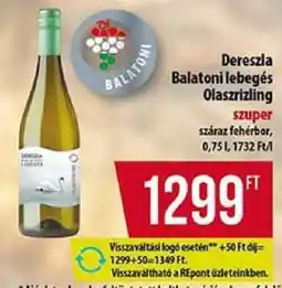Coop Dereszla Balatoni Lebegés Olaszrizling ajánlat