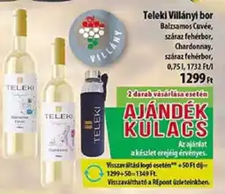 Coop Teleki Villányi bor ajánlat