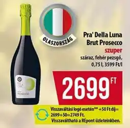 Coop Pra' Della Luna Brut Prosecco ajánlat