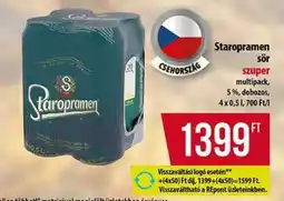 Coop Staropramen sör ajánlat