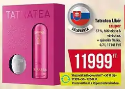 Coop TatraTea likőr ajánlat