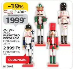 Auchan ACTUEL ÁLLÓ FA DIÓTÖRŐ DEKORÁCIÓ ajánlat