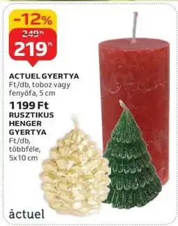 Auchan ACTUEL Gyertya ajánlat