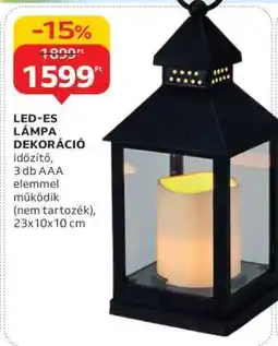 Auchan LED-ES LÁMPA DEKORÁCIÓ ajánlat