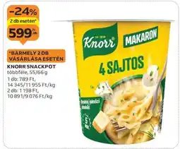 Auchan KNORR SNACKPOT ajánlat