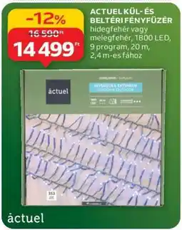 Auchan ACTUEL KÜL- ÉS BELTÉRI FÉNYFŰZÉR ajánlat