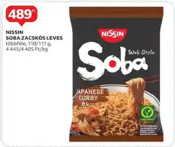 Auchan NISSIN SOBA ZACSKÓS LEVES ajánlat