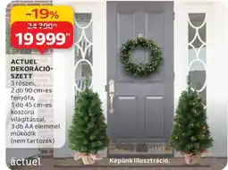 Auchan ACTUEL DEKORÁCIÓ-SZETT ajánlat
