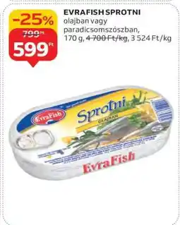 Auchan EVRAFISH SPROTNI ajánlat