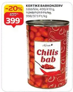 Auchan Kertike Babkonzerv ajánlat