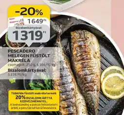 Auchan PESCADERO MELEGEN FÜSTÖLT MAKRÉLA ajánlat