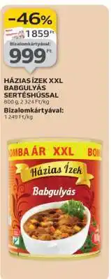 Auchan HÁZIAS ÍZEK XXL BABGULYÁS SERTÉSHÚSSAL ajánlat
