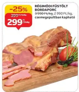 Auchan Régimódi füstölt bordaporc ajánlat