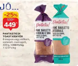 Auchan PANTASTICO! TOAST KENYÉR ajánlat