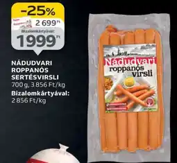 Auchan Nádudvari roppanós sertésvirsli ajánlat