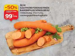 Auchan Öcsi Szatmári fokhagymás baromfilecsókolbász ajánlat