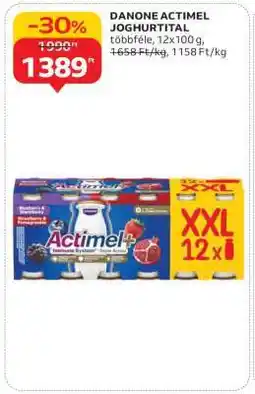 Auchan Danone Actimel joghurtital ajánlat