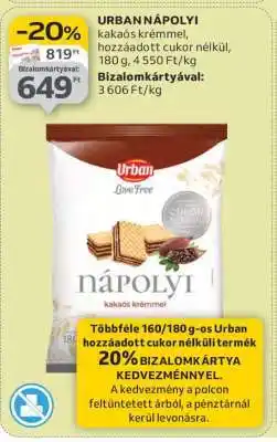 Auchan URBAN NÁPOLYI ajánlat