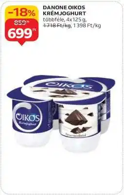 Auchan DANONE Oikos krémjoghurt ajánlat