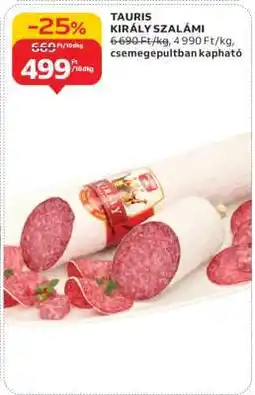 Auchan Tauris Király Szalámi ajánlat