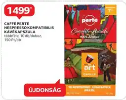 Auchan CAFFÉ PERTÉ NESPRESSO KOMPATIBILIS KÁVÉKAPSZULA ajánlat